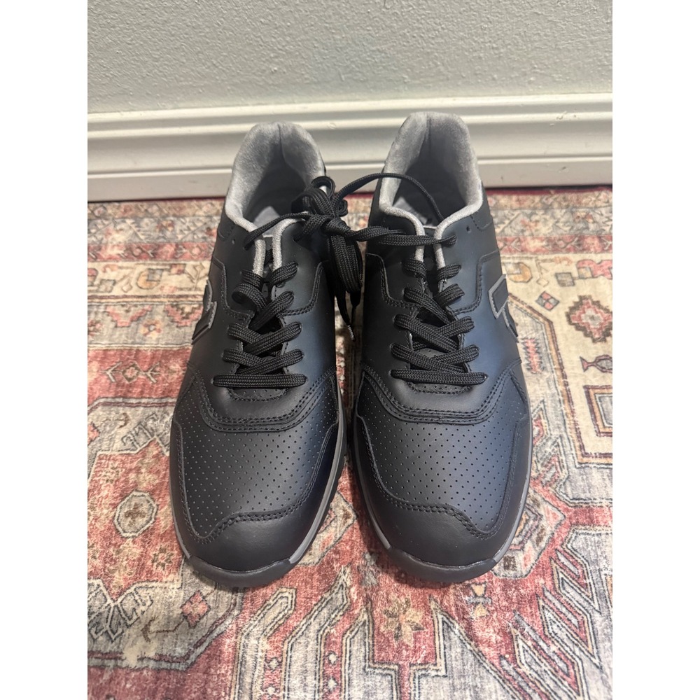 Anodyne No. 50 Sport Trainer Black Leather Mens Walking Shoes 10M ‎ NEW